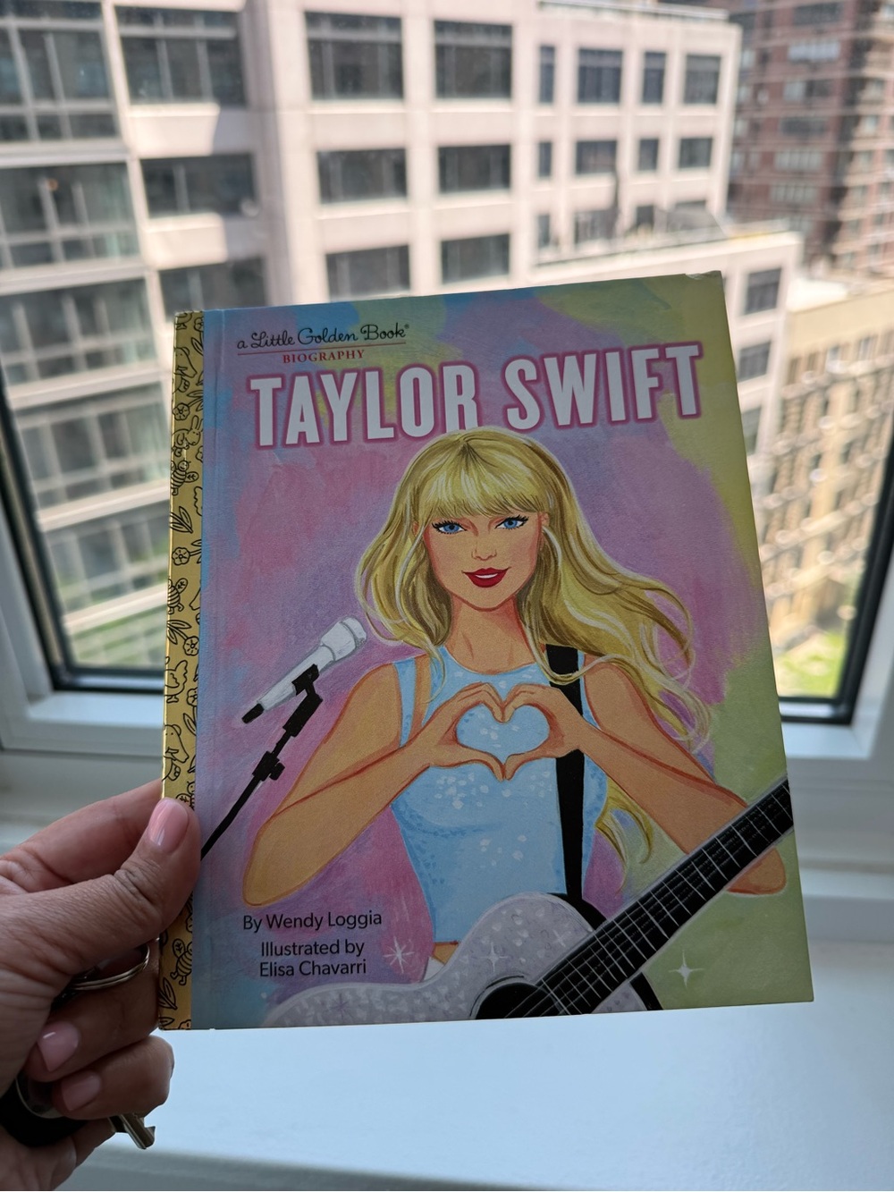 Taylor Swift Kids Book - Pink, Yellow, Blue Cover